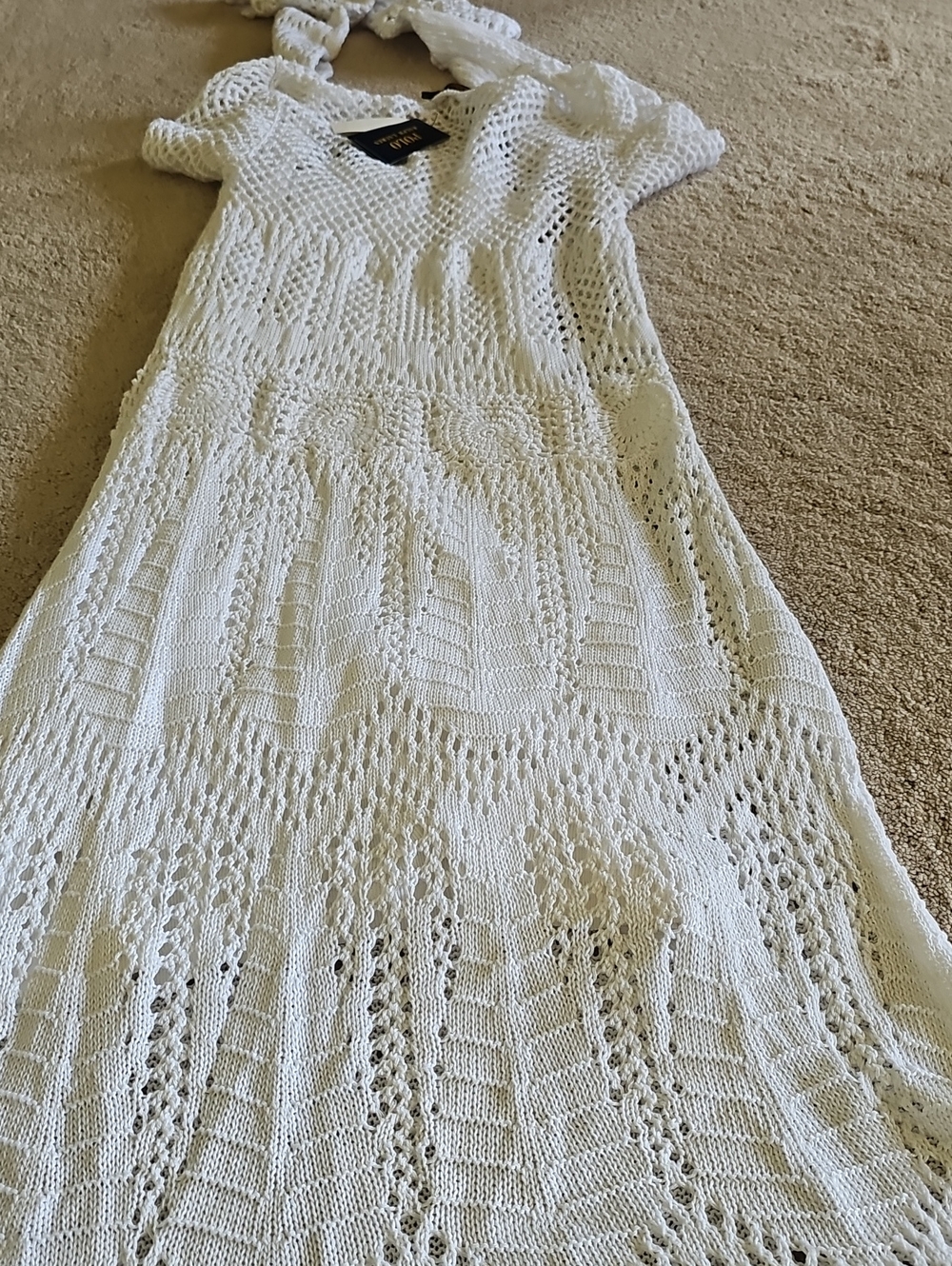 Polo by Ralph Lauren White Crochet Two-Piece Set (XL) - Picture 6 of 13